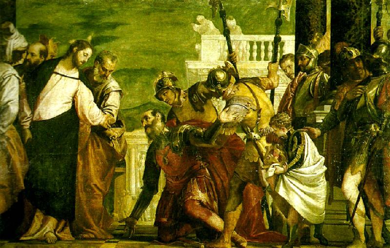 christ and the centurion, Paolo  Veronese